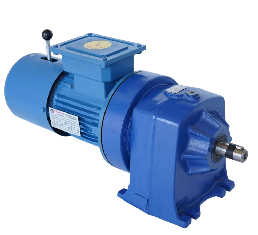 HELICAL BRAKE GEARED MOTOR FOOTMOUNTED